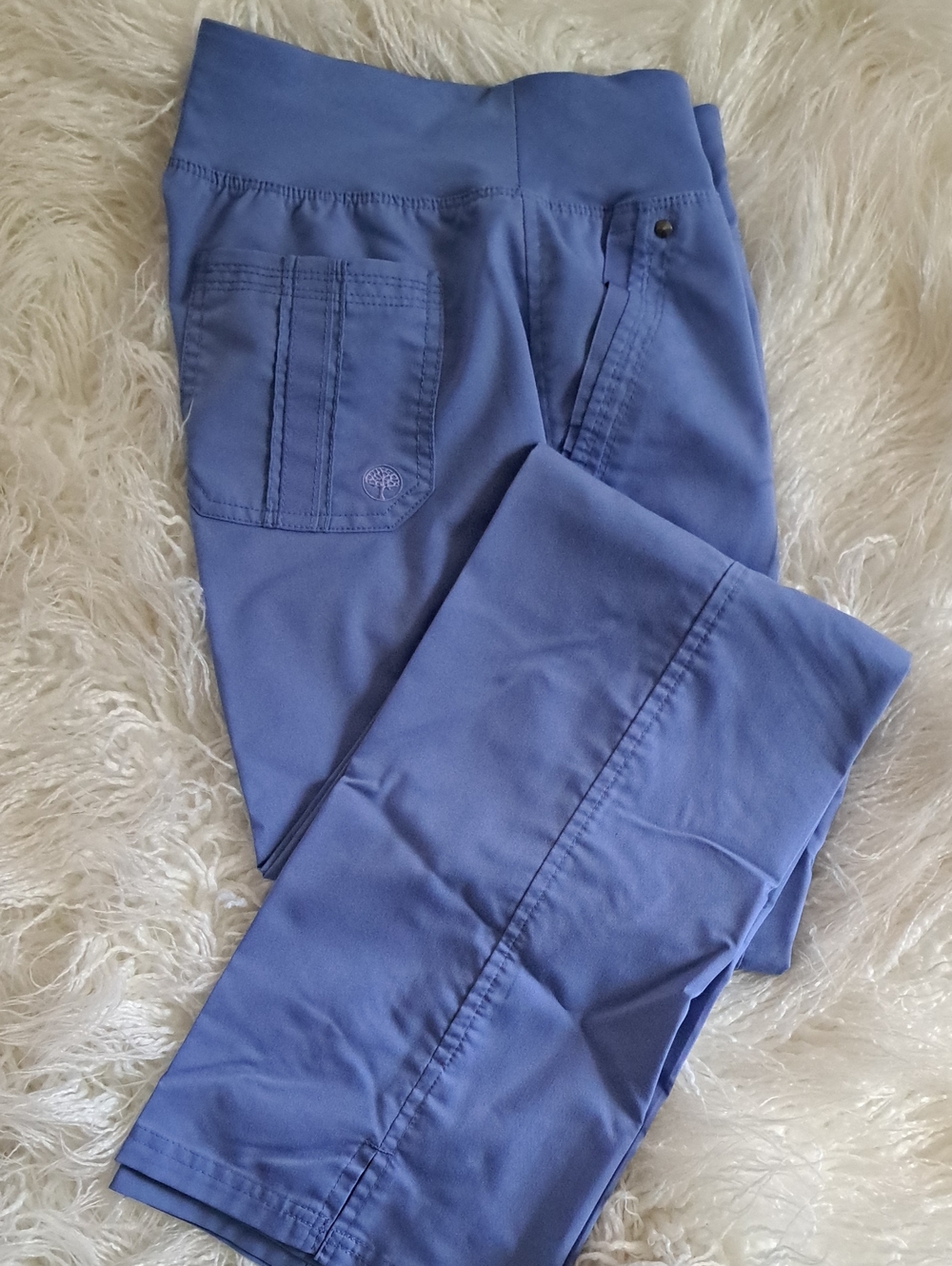 healing hands Women's Scrub Pants in Periwinkle Blue
